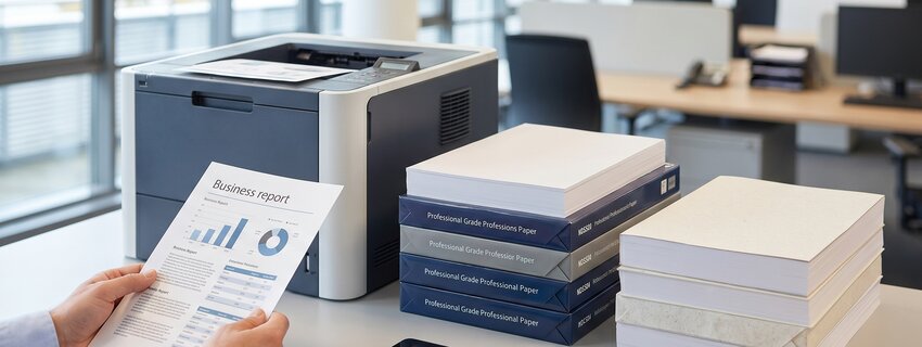 Como escolher papel para impressora laser: guia para empresas