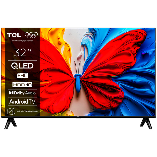 TCL QLED TV 32" FHD HDR10 GOOGLE TV 32SK5 - TCL 32S5K