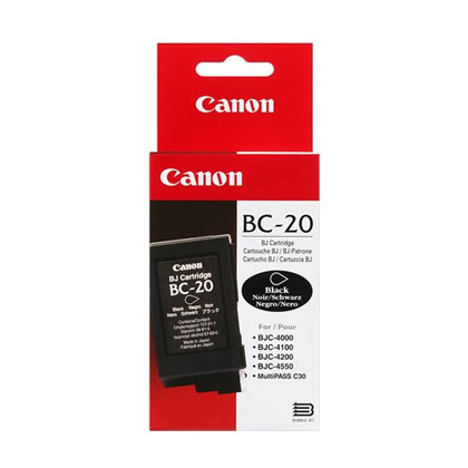 Canon Cartridge BC-20 Black tinteiro Original - Canon BC20