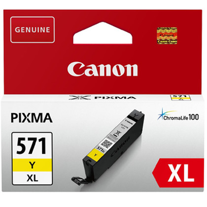 Canon CLI-571Y XL tinteiro 1 unidade(s) Original Rendimento alto (XL) Amarelo - Canon CLI571YXL
