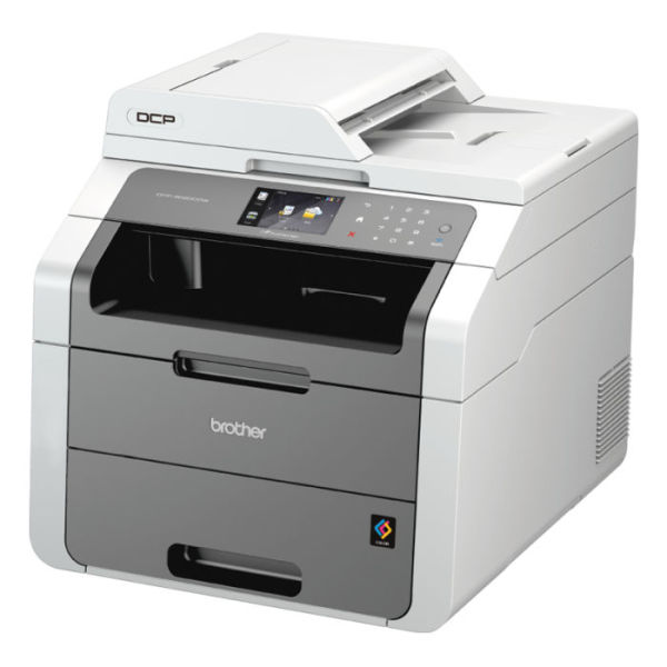 Impressora multifunções laser/LED cores WiFi com alimentador de documentos de 35 folhas e impressão frente e verso automática - Brother DCP-9020CDW