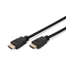SOHO HDMI with ethernet cable A/A M/M AWG 30 1,0 mt, CCS+CU, gold plated - Ewent EC1330