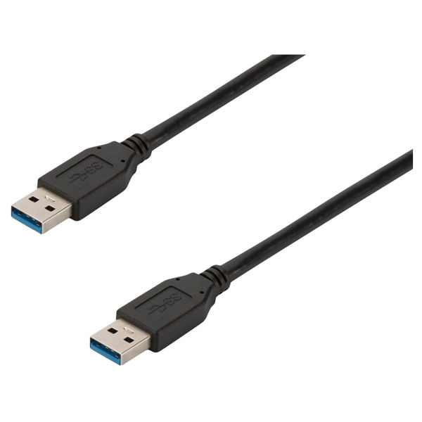 Ewent EW-100112-010-N-P cabo USB 1 m USB 3.2 Gen 1 (3.1 Gen 1) USB A Preto - Ewent EW-100112-010-N-P