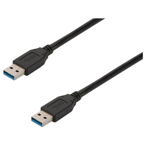 Ewent EW-100112-030-N-P cabo USB 3 m USB 3.2 Gen 1 (3.1 Gen 1) USB A Preto - Ewent EW-100112-030-N-P