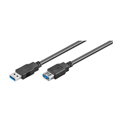 Ewent EW-100203-010-N-P cabo USB 1 m USB 3.2 Gen 1 (3.1 Gen 1) USB A Preto - Ewent EW-100203-010-N-P