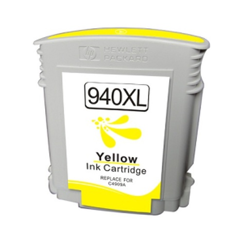 Cartucho de tinta genérico amarelo HP 940XL - Substitui C4909AE - HP HI-940XLYL