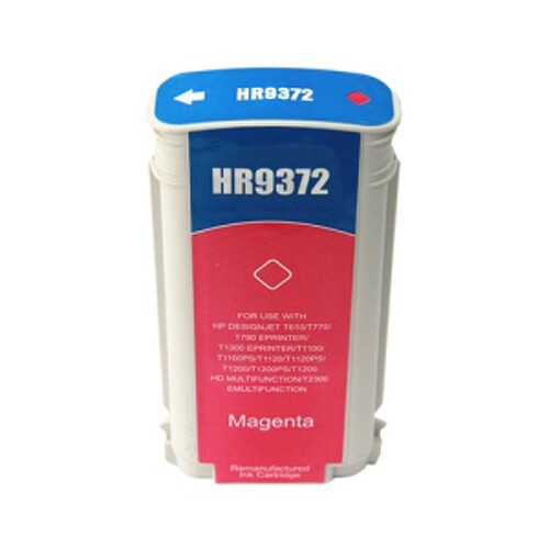 Cartucho de tinta genérico magenta HP 72 - substitui C9372A - HP HI-C9372A
