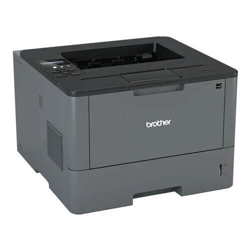 Impressora laser monocromática de alta velocidade com rede cablada, WiFi e impressão duplex automática - Brother HL-L5200DW
