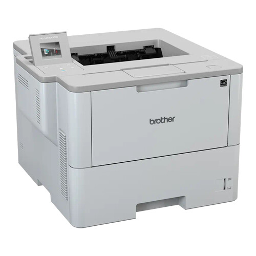 Impressora laser monocromática de alto rendimento, frente e verso automático, rede cablada e WiFi - Brother HL-L6400DW