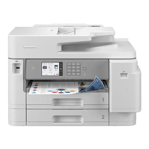 Impressora multifunções de tinta profissional com impressão até A3 e duplex automático A4 em todas as funções - Brother MFC-J5955DW