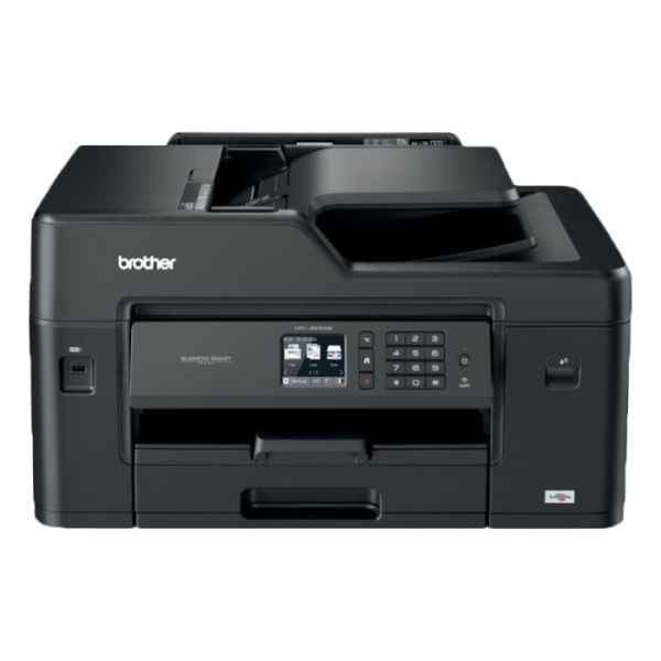 Impressora Multifunções de tinta profissional A4/A3 WiFi com fax, impressão automática frente e verso até A3 e tinteiros XL - Brother MFC-J6530DW