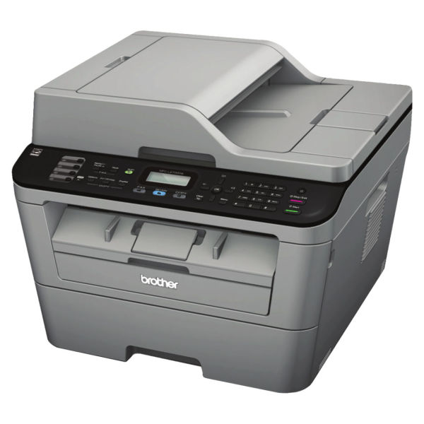 Impressora multifunções laser monocromático WiFi com fax, Impressão automática frente e verso e ADF de 35 folhas - Brother MFC-L2700DW