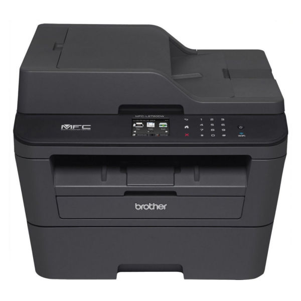 Impressora multifunções laser monocromático WiFi com fax, visor tátil, Impressão automática frente e verso e ADF de 35 folhas - Brother MFC-L2720DW