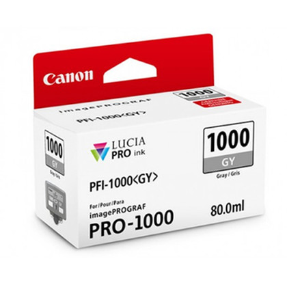 Tinteiro Canon PFI-1000 Cinzento 0552C001 80ml - Canon PFI1000GY