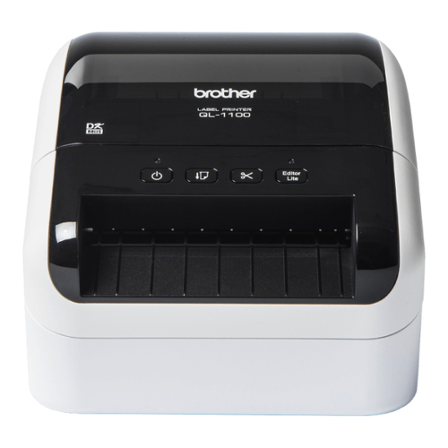 Impressora de etiquetas profissional que permite imprimir etiquetas até 103mm. de largura - Brother QL-1100