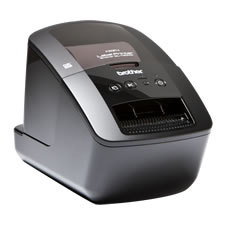Impressora de etiquetas profissional ideal para o escritório com placa de rede e conexão WiFi que permite imprimir etiquetas até 62mm de largura - Brother QL-720NW