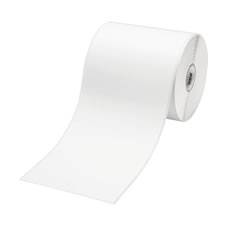 Caixa de 10 Rolos de etiquetas papel térmicos continuo protegido adesivo. Largura: 102mm Comprimento:46 metros - Brother RD-S01E2 / LDP1M000102100I