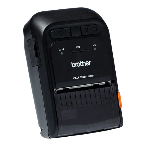 Impressora portátil de etiquetas e talões até 2 polegadas de largura com conexão USB, WiFi e Bluetooth - Brother RJ-2055WB